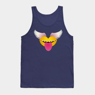 Kissy Yellow Tank Top